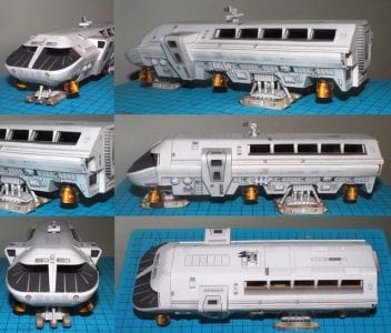 3D DIY Paper Model Kit Film 2001 A Space Odissey Rocket Bus Moonbus HU 