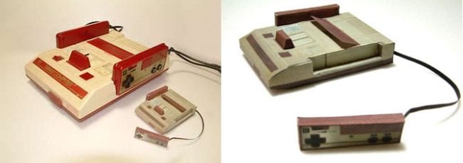 NES Console Papercraft