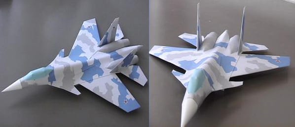 Sukhoi Su-35 Flanker papercraft