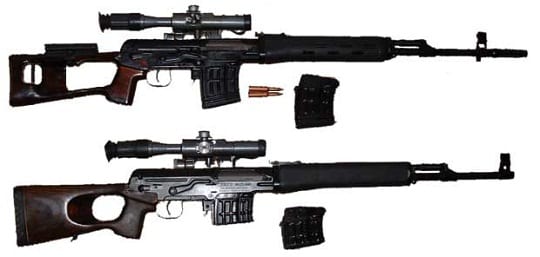 Sniper Rifle Dragunov Papercraft