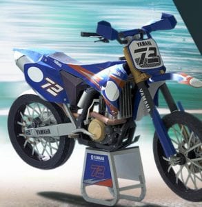 Yamaha YZ450FM Motocross World Championship Papercraft