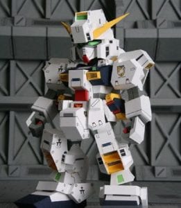 SD RX-121 TR-1 Hazel Gundam Papercraft