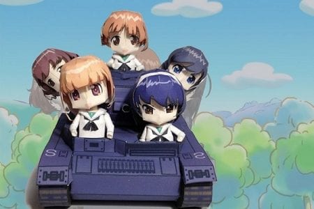 Girls Und Panzer Papercraft