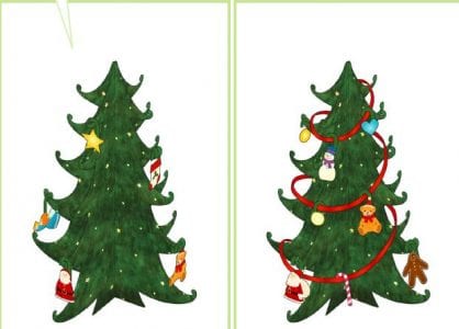 Christmas Miniature Tree Papercraft