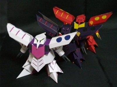 SD Gundam Qubeley Papercraft