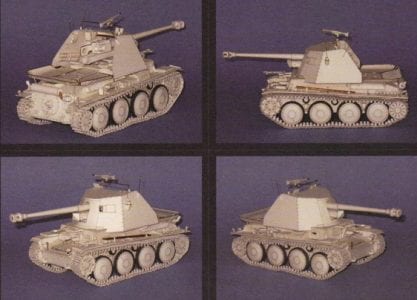 Marder 3 Tank Destroyer Papercraft