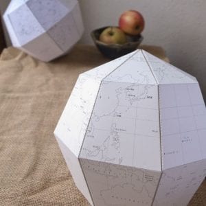 Le Paper Globe Papercraft