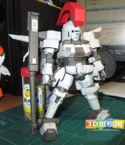 SD OZ-00MS Tallgeese Gundam Papercraft