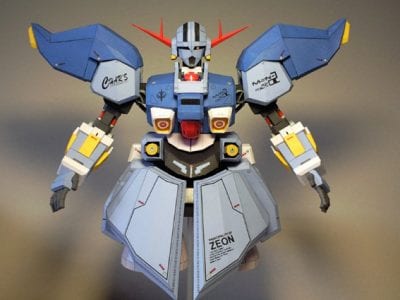 Gundam MSN-02 Zeong Papercraft