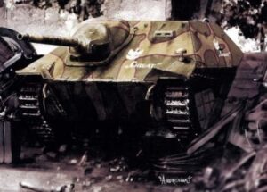 Armored Tank Jagdpanzer 38 Hetzer Papercraft ⋆ Mypapercraft.Net