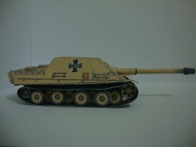 Girls und Panzer Jagdpanther Papercraft