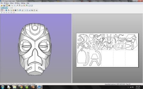 Skyrim Dragon Priest Mask Papercraft