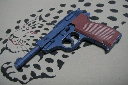 Walther P38 Gun Papercraft