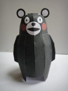 Kumamon Bear Papercraft