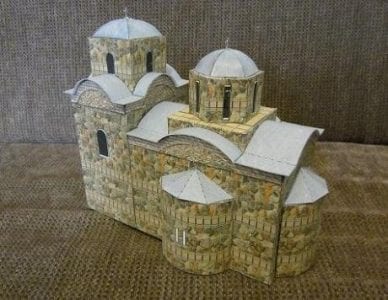 Pognasky Monastery Paper Model