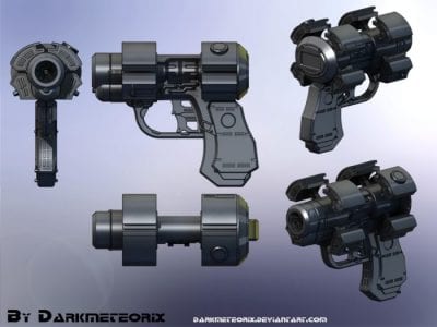 Gantz Gun Paper Model