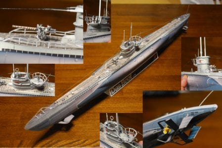 Das Boot U-96 Battleship Paper Model