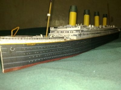 Royal Air Steamer Titanic Ship  Papercraft