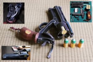 Samaritan-Gun Hellboy Revolver Papercraft