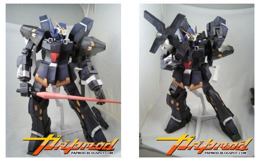 Gundam Huckebein MKIII Papercraft