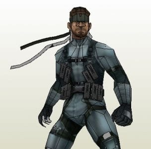 Metal Gear Solid Snake Papercraft