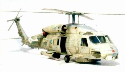 Sikorsky Sea Hawk Helicopter Papercraft