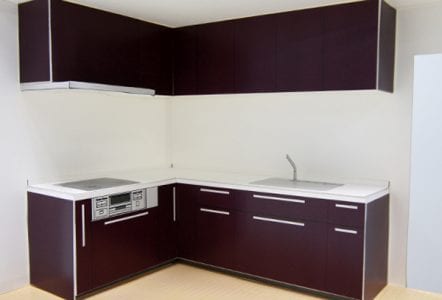 L Type Kitchen Diorama