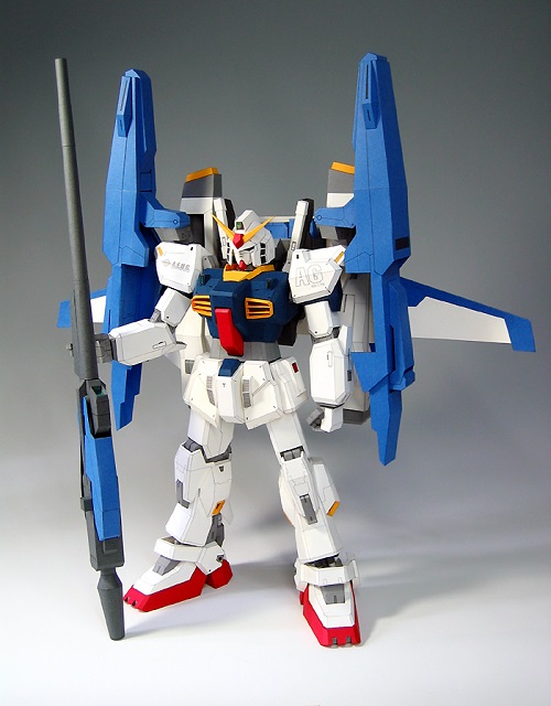 RX-178 FXA05D Super Gundam paper craft