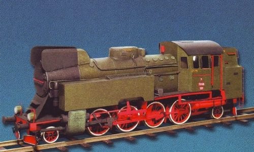 TKt48 Locomotive Paper craft
