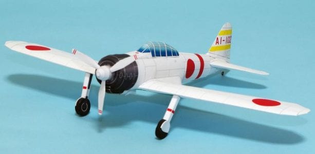 A6M Zero Fighter Plane paper craft