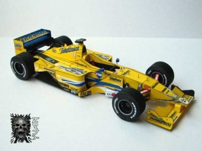 F1 Minardi M02 paper craft