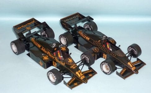 F1 Lotus 95T 1984 paper craft