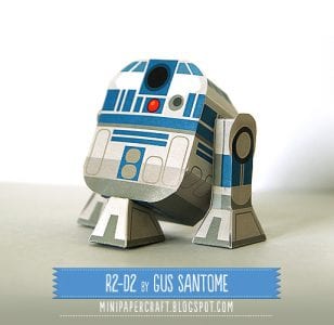 Chibi R2-D2 Paper craft