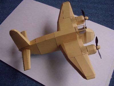 SD Henschel Hs 129 Plane Paper craft