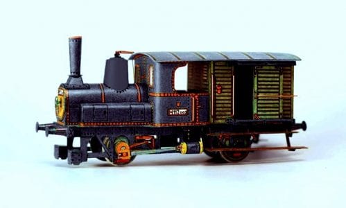 Elbel-Golsdorf M112-002 Locomotive Paper craft