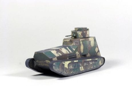 Leichter Kampfwagen II Tank Paper craft