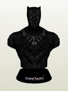 Black Panther Bust Paper craft