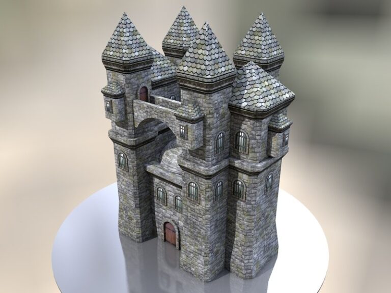 Medieval Castle Paper craft