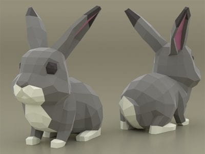Bunny / Rabbit Paper craft