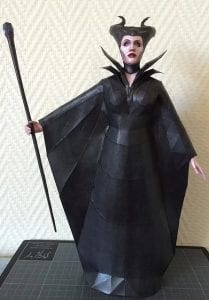 Maleficent Paper craft