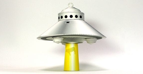 UFO Paper craft