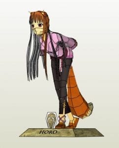 Spice & Wolf Holo Paper craft