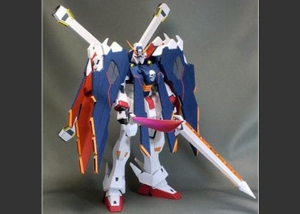 XM-X1 Crossbone Gundam X-1 Paper craft