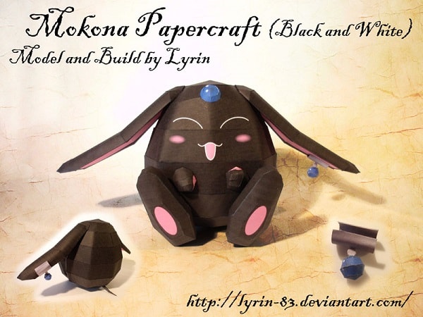 Mokona Modoki Paper craft