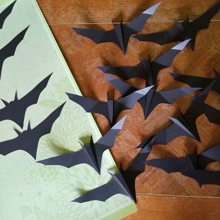 Spooky Bat Paper craft