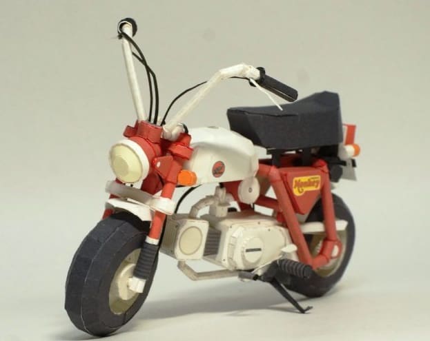 Honda Z50A Monkey Bike Paper craft