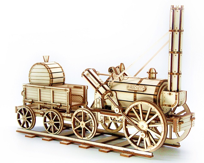Stephenson’s Rocket Locomotive Paper craft