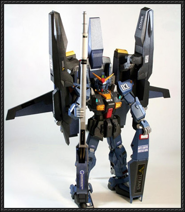 RX-178 Gundam MkII Titans 32 + G-Defenser Gundam Paper craft