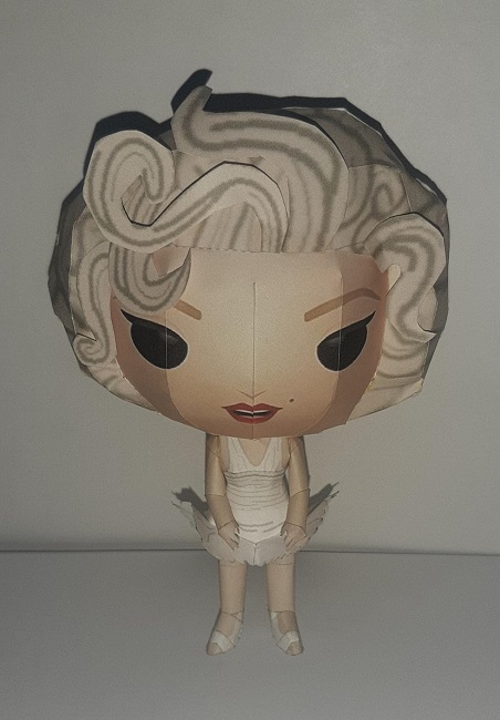 Marilyn Monroe Paper craft