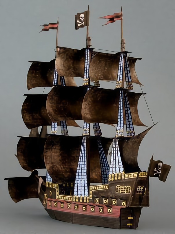 Pirate Ship Dark Promise Paper craft